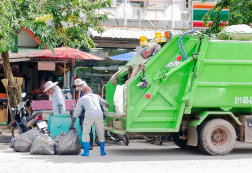Professional waste removal team at work in Carshalton