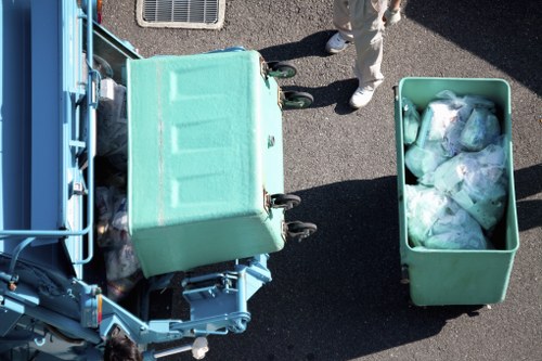 Professional garden waste removal team in Carshalton